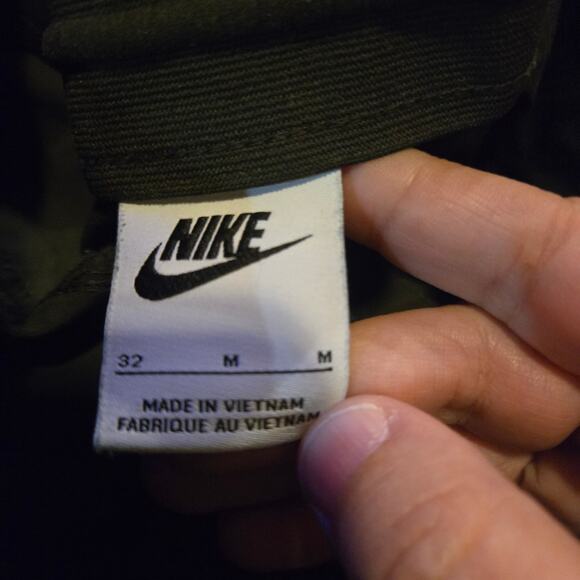 Nike Tech Pack Cargo Pants M Green Woven Utility DD7034 (Flawed) - Picture 3 of 11